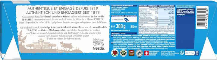 Produktbild Cailler Tafelschokolade Milch Haselnuss 300 g (300 g)