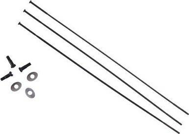 Produktbild Zipp Spokes Nipples 3-pack 222mm CX-Ray Straight-Pull External (Laufradsatz, 22")