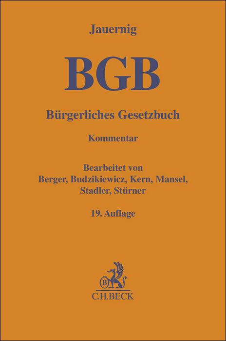 Energie-Label Bürgerliches Gesetzbuch (Deutsch, Berger, Christian/Budzikiewiczua, Christine, 2023)