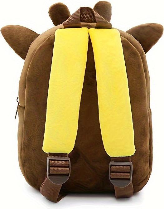 Immagine prodotto Only-Bags.Store Zaino in poliestere per la scuola, zaino in peluche con animali simpatici, borsa piccola per le