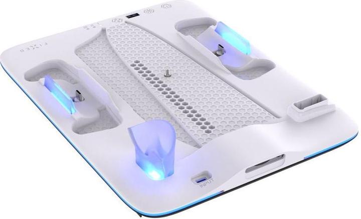 Produktbild Fixed Feste Multifunktionsstation für PlayStation 5 (Slim) mit Lüftern und Aufladung für zwei DualSense Co (PS5)