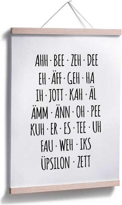 Image du produit Trenddeko L'alphabet quelque peu différent (50 x 60 cm)