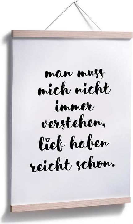 Produktbild Trenddeko Man muss mich nicht immer verstehen (40 x 50 cm)