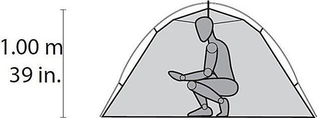 Actual product image Msr Hubba Hubba Bikepack 2 (Dome tent, 1.71 kg, 2 persons)
