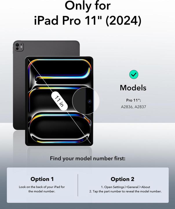 Image du produit ESR Rebound Hybrid case (iPad Pro 11 2024 (M4))