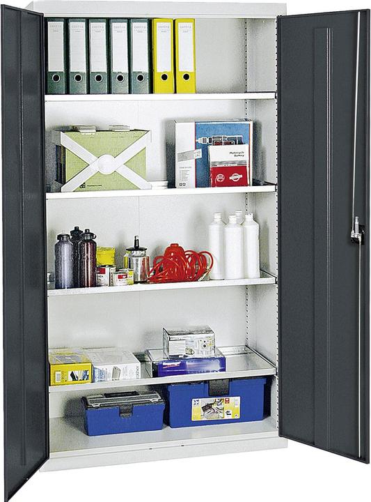 Produktbild Stumpf Werkzeugschrank S3000 RAL 7035/7016 4 Wannenböden durchgehend (100 cm, 180 cm)
