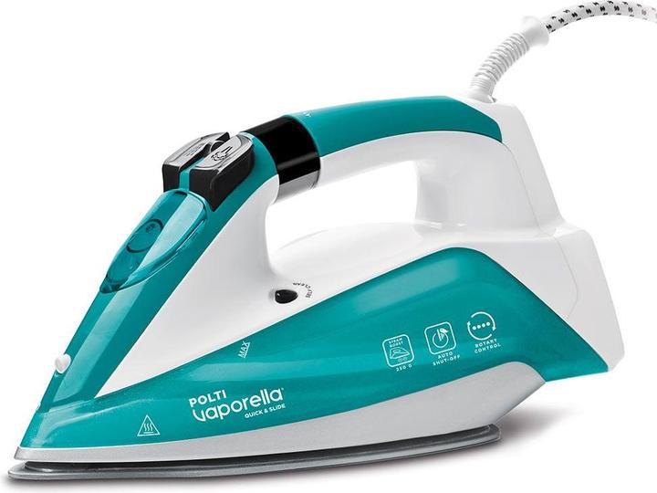 Polti Iron PLEU0252 Vaporella Quick & Slide QS210 Steam Iron, 2400 W, Water tank capacity 350 ml, Cont (2400 W, 40 g/min)