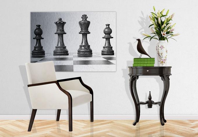 Produktbild Trenddeko Schach Symmetrie (120 x 75 cm)