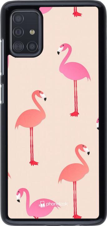 Produktbild PhoneLook Hülle Pink Flamingos Pattern (Samsung Galaxy A51)