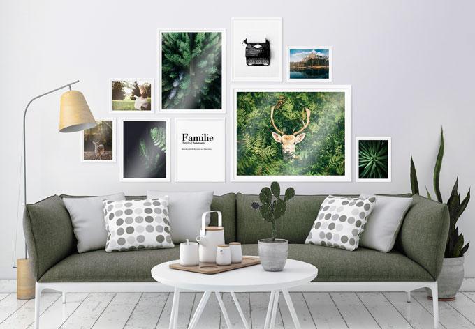 Actual product image Trenddeko Hide and seek in the forest (80 x 60 cm)