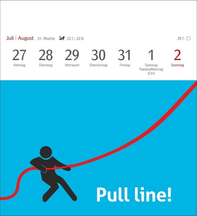 Produktbild Harenberg Now I know how the rabbit runs Postkartenkalender 2026 - 53 denglische Sprüche und Spri (Englisch, Deutsch)