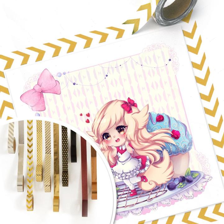 Produktbild Trenddeko La Doll Blanche - Chibi Belle (70 x 70 cm)