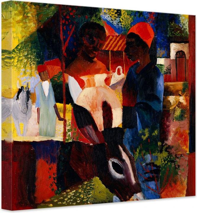Actual product image Trenddeko Macke - Tunis market (40 x 40 cm)