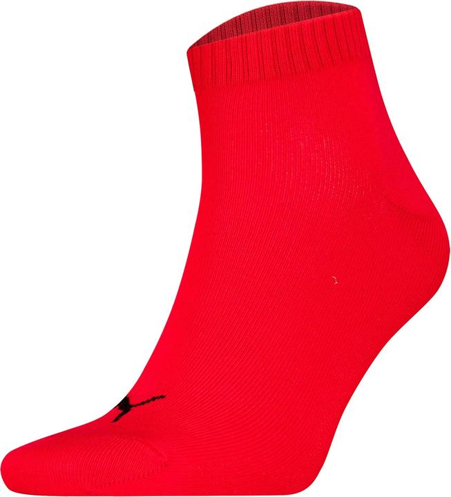 Immagine prodotto Puma Socken Söckchen 3 Paar Quarter Uni Rot/Schwarz/Grau (confezione da 3, 39 - 42)