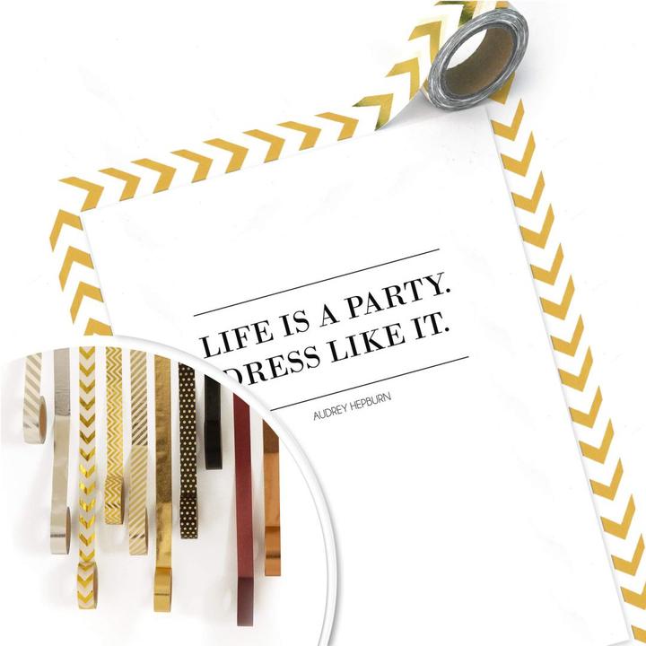 Produktbild Trenddeko Audrey Hepburn - Life is a party (60 x 80 cm)