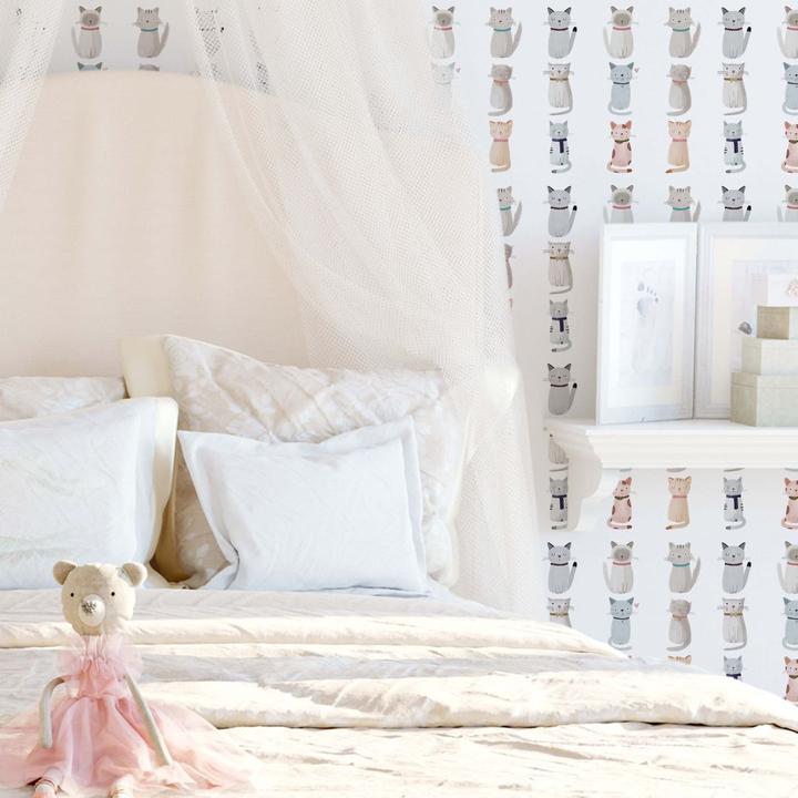 Actual product image Trenddeko Loske - Cat Family (1008 x 48 cm)
