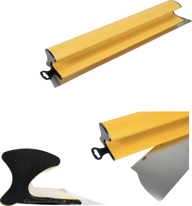 Image du produit Toya Spatule de surface Vorel en acier inoxydable, lame en acier inoxydable de 0,3 mm, largeur : 400 mm (10 cm)