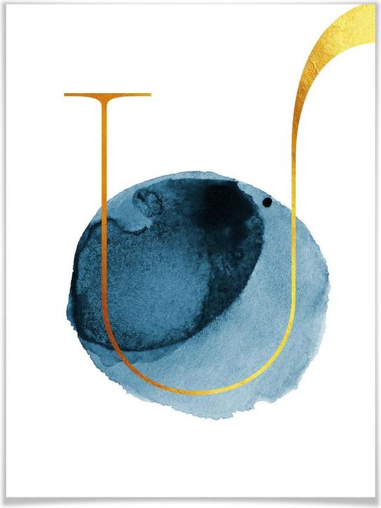 Produktbild Trenddeko Das goldene U (50 x 60 cm)