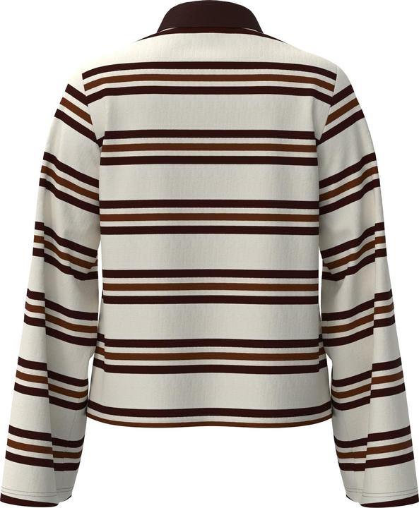 Produktbild Object Gestreiftes Langarm-Poloshirt (L)
