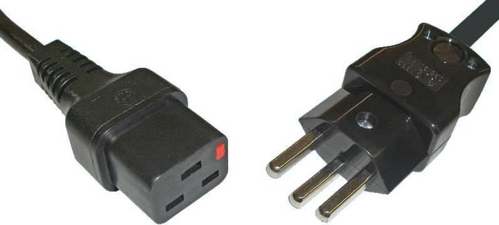 Actual product image Diggelmann Power cord T23-C19 (1 m)
