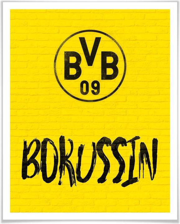 Produktbild Borussia Dortmund BVB Borussin (30 x 40 cm)