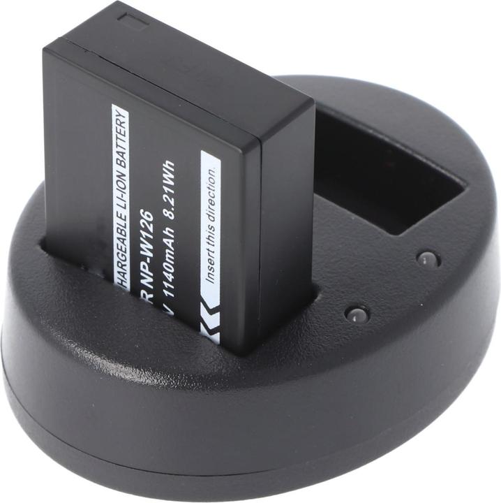 Produktbild XCell 2-Fach USB Ladegerät Fuji Akku NP-W126 (Kamera Akku Ladegerät)