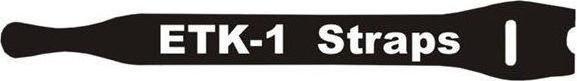 Actual product image Fastech ETK-1-2 Strap, black, 13x200mm (Plastic cable ties, 200 mm, 10 pcs.)