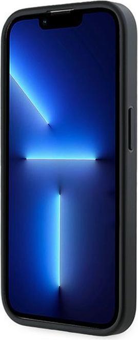Productafbeelding Karl Lagerfeld KLHCP13LPQDSMGK iPhone 13 Pro / 13 6.1" czarny/zwarte hardcase Diagonaal Quilted Script (Apple iPhone 13 Pro)