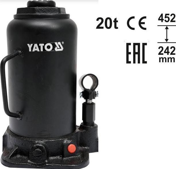 Yato Profi Hydraulischer Stempelwagenheber YT-17008 bis 32 Tonnen