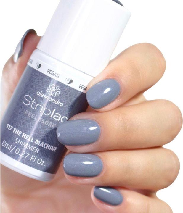 Immagine prodotto Alessandro Striplac Peel o Soak The Hell Machine 8 ml (Grigio, Smalto pelabile)