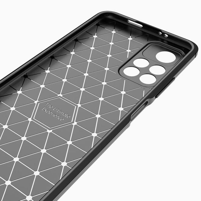 Actual product image MU Style Carbon Fiber TPU Softcase Series (Xiaomi Poco M4 Pro 5G)