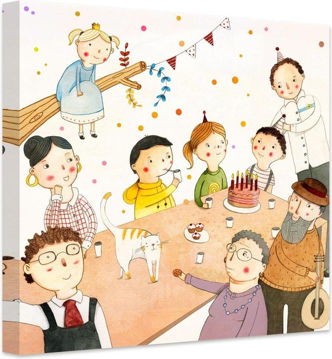 Immagine prodotto Trenddeko Loske - Festa di compleanno (40 x 40 cm)