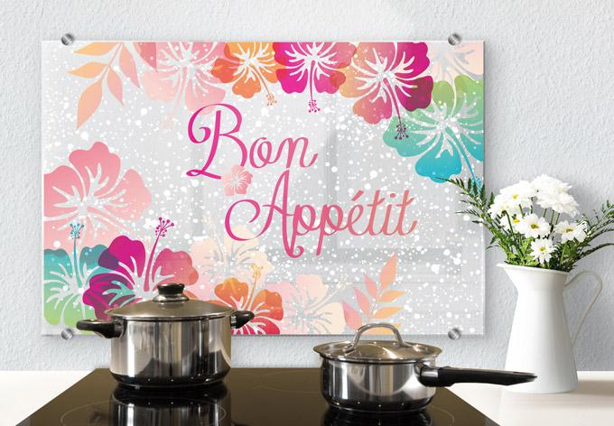 Produktbild Trenddeko Bon Appetit - Lotusblüten (40 x 60 cm)