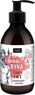 Actual product image LaQ Odświeżający szampon do włosów Kawał Byka 300ml (300 ml, Liquid shampoo)