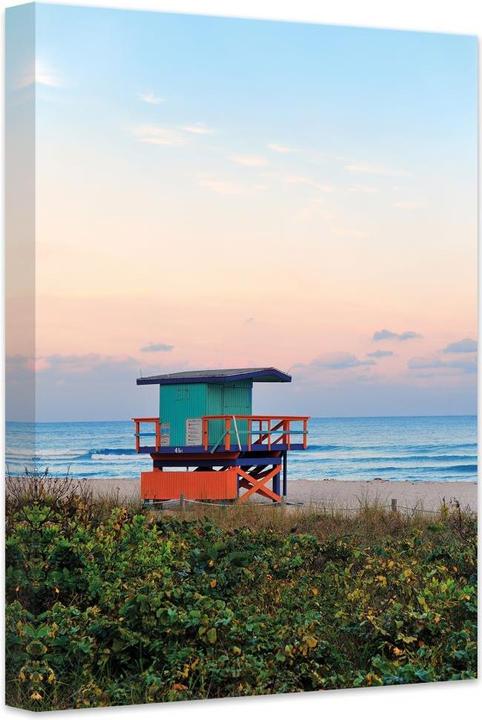 Image du produit Trenddeko Cabine de sauvetage de Miami (40 x 60 cm)