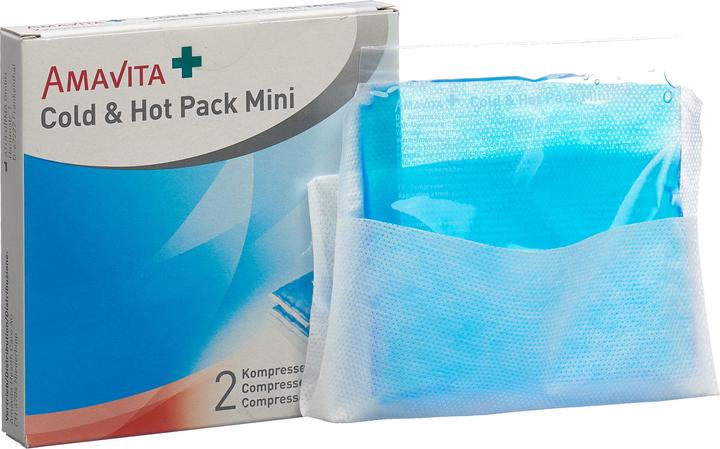 Produktbild Amavita Cold & Hot Pack 10x10cm Mini 2 Stk (2 x, 264.50 ml, 181 g)