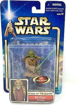 Actual product image Hasbro Star Wars AOTC Kit Fisto Jedi Master Action Figure
