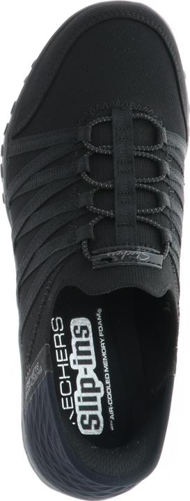 Produktbild Skechers 100593/BBK Breathe-Easy-Roll-With-Me Damen Sneaker Turnschuhe Slipper VEGAN schwarz (41)