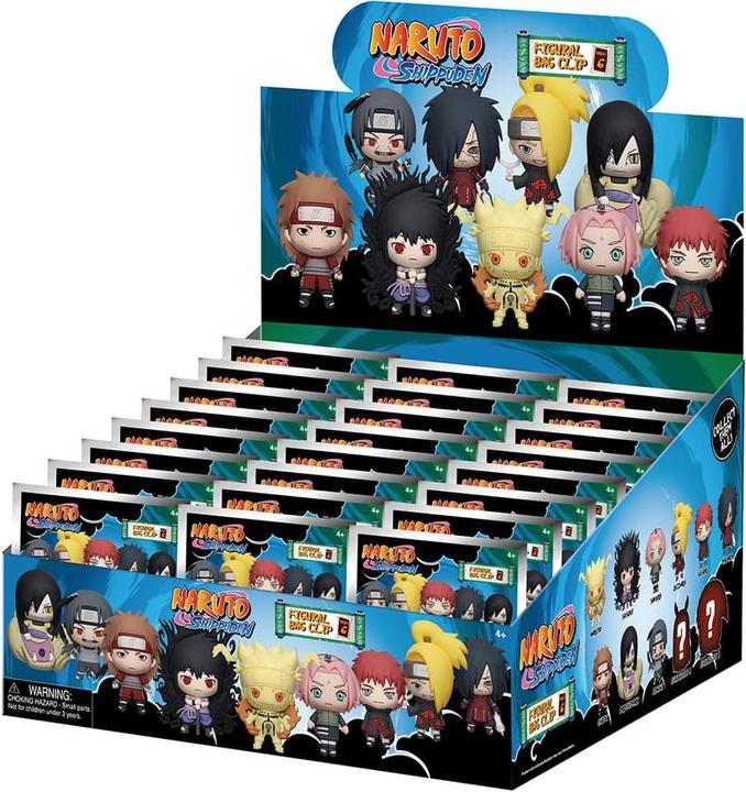 Produktbild Monogram Int. Naruto 3D PVC-Taschenanhänger Series 6 Display (24)