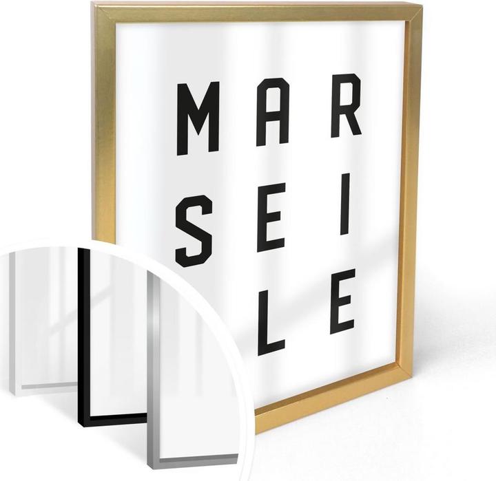 Image du produit Trenddeko Typographie Marseille (24 x 30 cm)