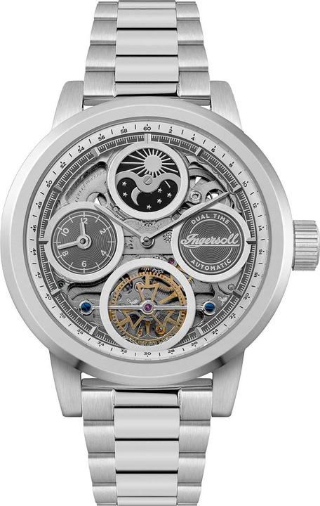 Ingersoll 1892 Ingersoll I16002 Herrenuhr The Arc Automatik 44mm 5ATM (Skeleton-Uhr, 44 mm)