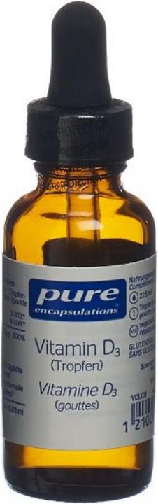 Actual product image Pure encapsulations Vitamin D3 (1 Piece, Droplet, 73.50 g)