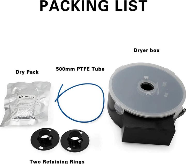 Actual product image Qidi Tech QIDI Filament dryer box (PETG, ABS)