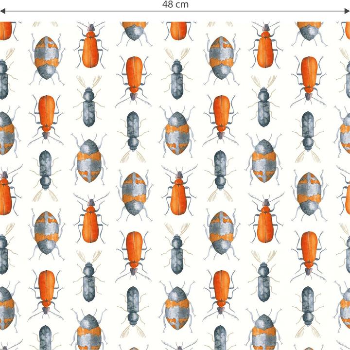 Produktbild Trenddeko Bunte Käfer - orange (528 x 48 cm)