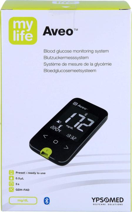Actual product image Mylife Aveo Mg/Dl Blood Test (Glucose monitors)