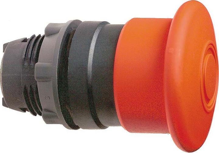 Schneider Electric Front terminals, round Mushroom pushbutton Emergency ZB5AT84TQ
