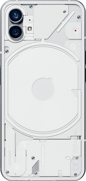Actual product image Nothing Phone (1) (8GB) (256 GB, White, 6.55", Dual SIM, 5G)