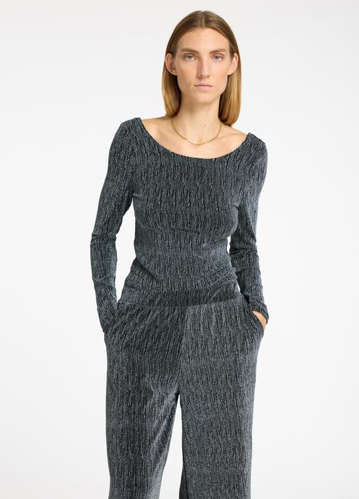 Immagine prodotto Selected Femme Top glitterato con maniche lunghe (XS)