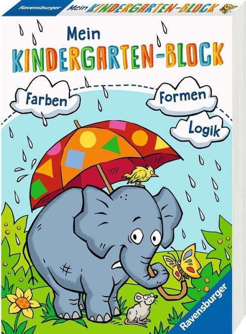 Produktbild Ravensburger Mein Kindergarten-Block: Farben, Formen, Logik (Deutsch, Britta Zimmermann, Anja Lohr, Christine Pätz, 2023)