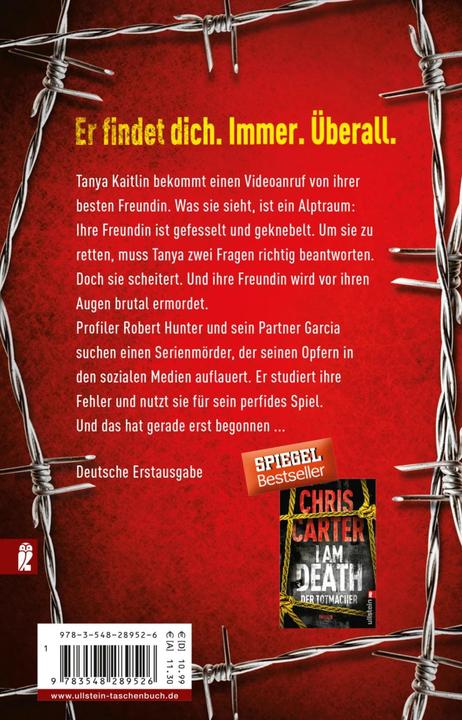 Produktbild Death Call - Er bringt den Tod (Deutsch, Chris Carter, 2017)